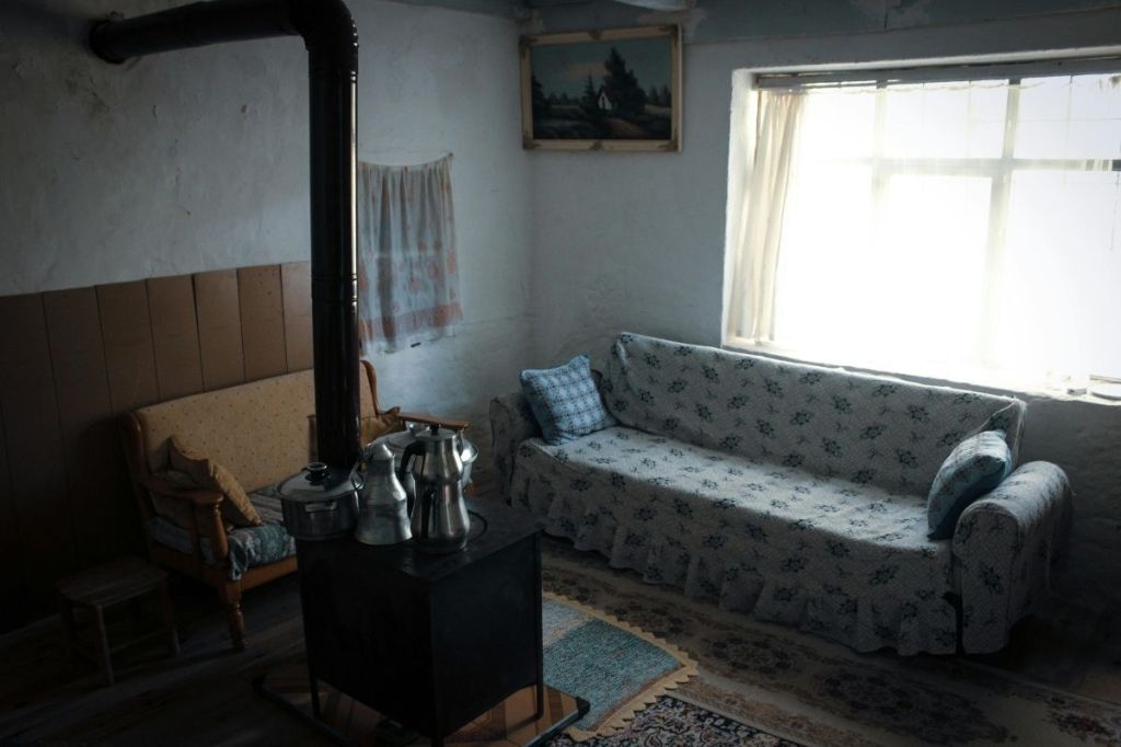 "Cozy Interior of a Traditional Village Home"